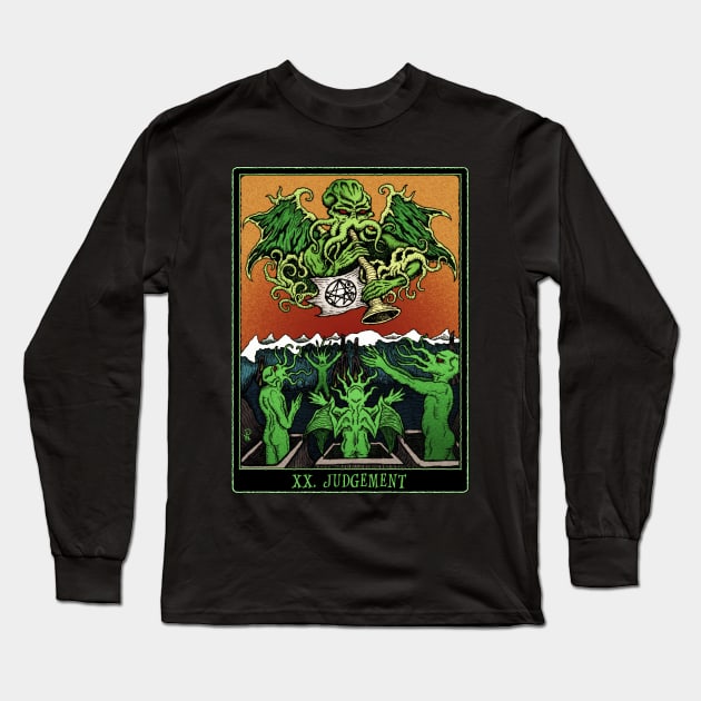 Judgement of Cthulhu Long Sleeve T-Shirt by azhmodai